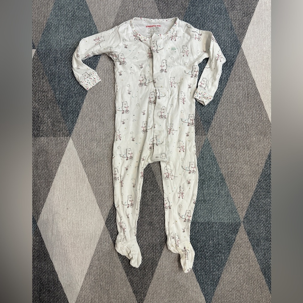 Magnetic Me Organic Cotton Footed Sleeper 12-18mo